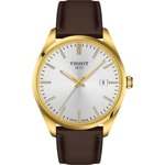 Tissot PR 100 Quartz 40mm Brown leather / Gold