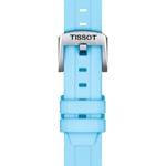 Bracelet Tissot Silicone bleu 18 mm