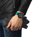 Tissot T-Race Chronograph Black / Sea green - T141.417.37.051.01