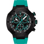 Tissot T-Race Chronographe Noir / Vert mer