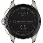 Tissot T-Touch Connect Solar Smartwatch Titan mit braunem Kautschukarmband - T121.420.47.051.07