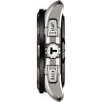 Tissot T-Touch Connect Solar Smartwatch Titan mit braunem Kautschukarmband - T121.420.47.051.07