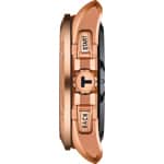 Tissot T-Touch Connect Solar Smartwatch Titan PVD Rosé mit beigem Lederband - T121.420.46.051.00