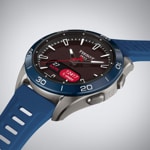 Tissot T-Touch Connect Sport Smartwatch Titan mit blauem Silikonarmband - T153.420.47.051.01