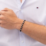 Tommy Hilfiger Bracelet Adjustable Nylon Noir - 2790681