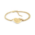 Tommy Hilfiger Armband Bold Hearts Goldig