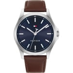 Tommy Hilfiger Bruce Braun / Silbrig & Blau