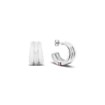 Tommy Hilfiger Créoles Puffy Argenté - 2781070