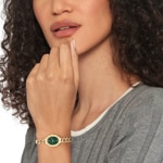 Tommy Hilfiger Demi Oval Gold / Green - 1782877
