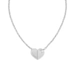 Tommy Hilfiger Halskette Bold Hearts Silbrig 