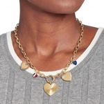 Tommy Hilfiger Collier Heart Charms Doré - 2781065