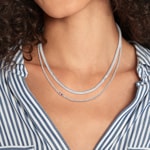 Tommy Hilfiger Necklace Layered Set Silvery - 2780979