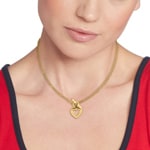 Tommy Hilfiger Necklace Toggle Heart Gold - 2780968