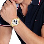 Tommy Hilfiger Hudson Chronograph Gold / White - 1710723