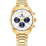 Tommy Hilfiger Hudson Chronograph Gold / White - 1710723