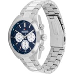 Tommy Hilfiger Hudson Chronograph Silbrig / Blau - 1710722
