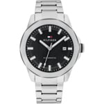 Tommy Hilfiger Lars Automatic Date Silbrig / Schwarz
