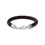 Tommy Hilfiger Brown Leather Bracelet Tyson Leather 
