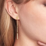 Tommy Hilfiger Earrings Bar Gold - 2781002