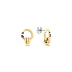 Tommy Hilfiger Boucle d'oreilles pendantes Feminine Rope Doré