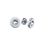 Tommy Hilfiger Clous d'oreilles Argenté avec Zircones