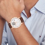 Tommy Hilfiger Stewart Day Date Braun / Rosé & Weiss - 1710606