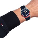 Tommy Hilfiger TH85 Automatic Date Bleu / Argenté - 1792141