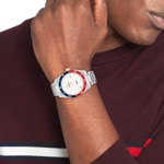 Tommy Hilfiger TH85 Automatic Date Silvery / White - 1710551