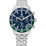 Tommy Hilfiger TH85 Chronograph Silbrig / Blau