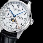 Union Glashütte 1893 Johannes Dürrstein Edition Mondphase Handaufzug Leder - D007.458.16.017.00