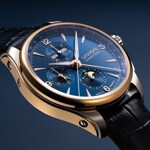 Union Glashütte Belisar Chronographe Phases de Lune Bicolore Bleu 42mm - D907.425.46.047.01