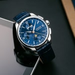Union Glashütte Belisar Chronographe Phases de Lune Bleu 42mm - D014.425.16.047.01