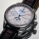 Union Glashütte Belisar Chronograph Mondphase Weiss 42mm - D014.425.16.017.01