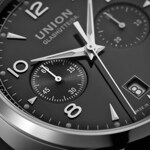 Union Glashütte Noramis Chronograph Automatik Schwarz / Leder - D008.427.16.057.00