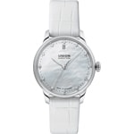Union Glashütte Seris Datum Automatik Perlmutt / Leder