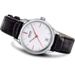 Union Glashütte Viro Datum 34mm Automatik Silbrig / Leder braun - D011.207.16.031.01