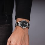 Union Glashütte Viro Date 39mm Automatic Black / Stainless steel - D017.407.11.051.00