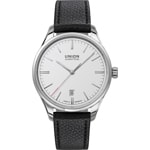 Union Glashütte Viro Date 39mm Automatic Silver / Black Leather