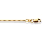 Venezianerkette diamantiert 750/18 K Gelbgold 1,3mm