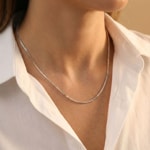 Box Chain 925 Silver 1.5mm - KE-925-228