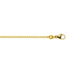 Venezianerkette diamantiert 750/18 K Gelbgold 1.6mm
