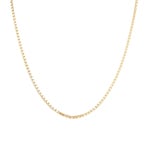 Venezianerkette diamantiert 750/18 K Gelbgold 1.6mm