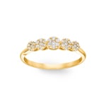 Verlobungsring 750/18 K Gelbgold mit Diamanten 0.23 ct H/si - SO-068952-GG