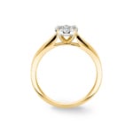 Verlobungsring 750/18 K Gelbgold mit Diamanten 0.33 ct H/si by CHRISTIAN - SO-69534-GG