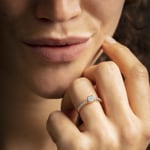 Verlobungsring 750/18 K Gelbgold mit Diamanten 0.33 ct H/si - RI-54361-GG