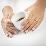 Verlobungsring 750/18 K Gelbgold mit Diamanten 0.33 ct H/si - RI-69579-GG