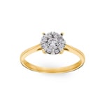 Verlobungsring 750/18 K Gelbgold mit Diamanten 0.40 ct H/si by CHRISTIAN - SO-69345-GG