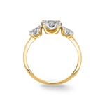 Verlobungsring 750/18 K Gelbgold mit Diamanten 0.50 ct H/si by CHRISTIAN - SO-69175-GG