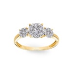 Verlobungsring 750/18 K Gelbgold mit Diamanten 0.50 ct H/si by CHRISTIAN - SO-69175-GG