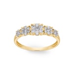 Engagement Ring 750/18 K Yellow Gold with Diamonds 0.50 ct H/si by CHRISTIAN - SO-69176-GG